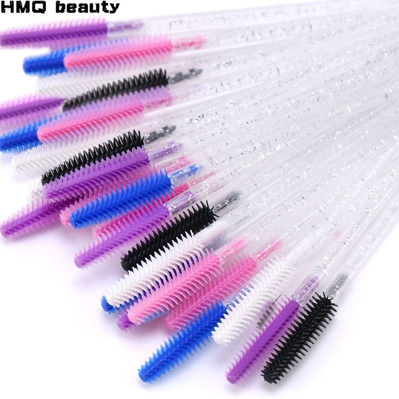 Best of 20pcs Crystal Silicone Makeup Brush Eye Brush Diamond Handle Mascara Wands Eyelash Brush Eyelash Extension Tools Reviews & Tips