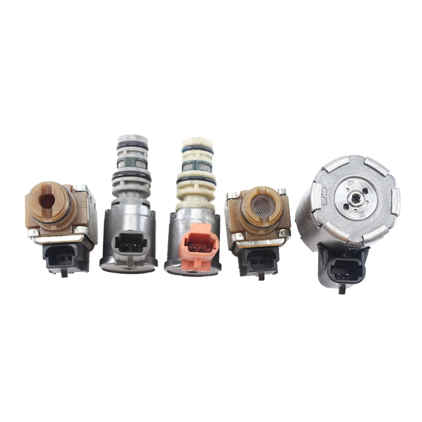 5 Pieces 4L60E Transmission Solenoids Replacement Vehicle Parts Accessories Car Supplies Valve Kit Fit for Chevolet Series