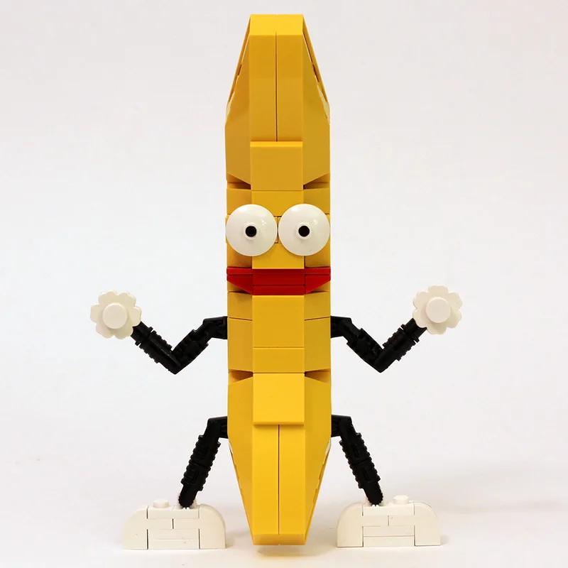 MOC-0199 Dancing Banana Creative Mini Building Blocks Bricks Toys 