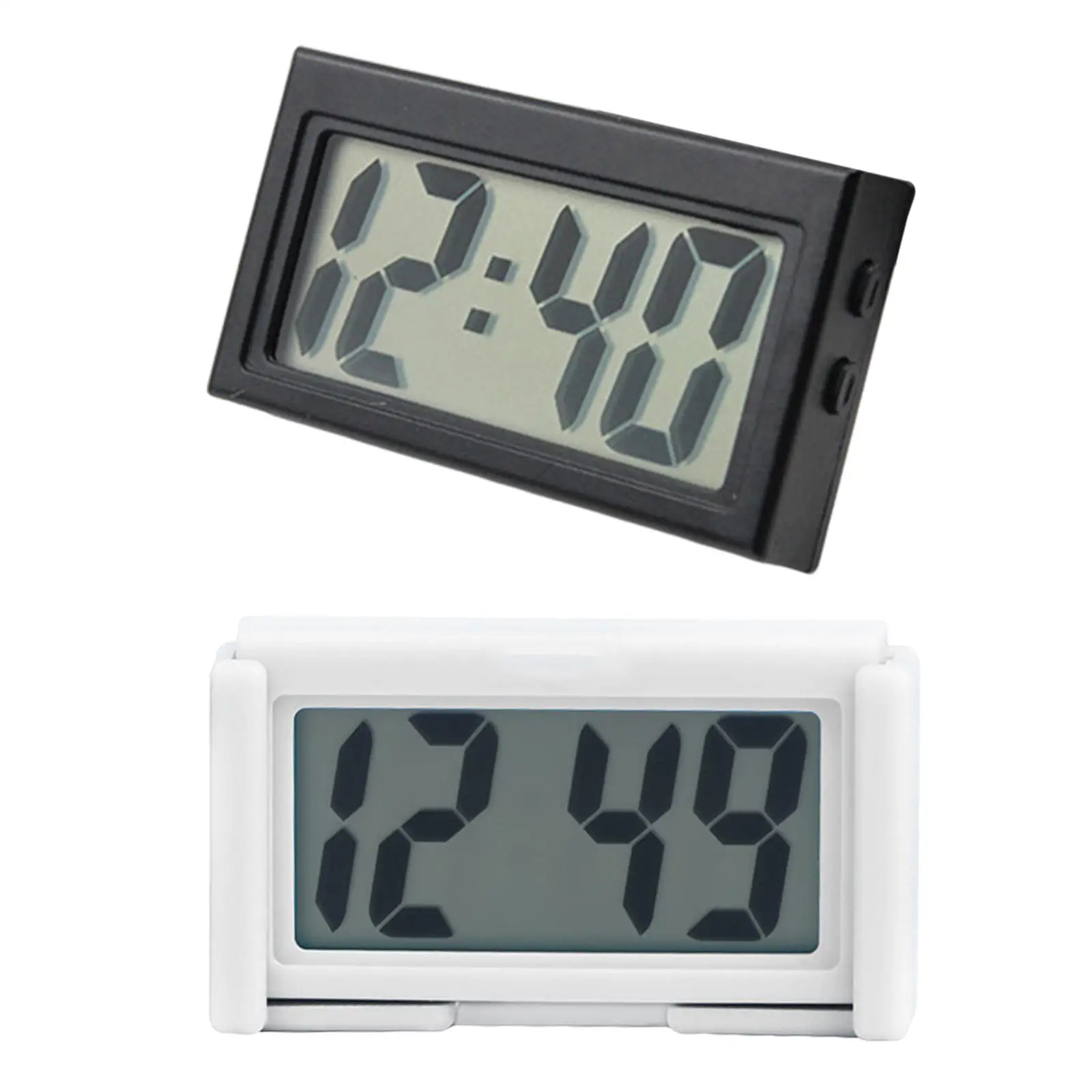 Demiawaking Mini Digital LCD Auto PKW LKW Armaturenbrett Datum Zeit Kalender Uhr 