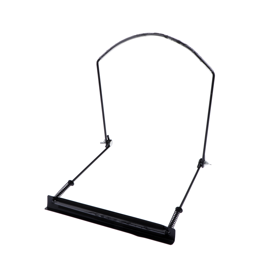 Harmonica Neck Holder Support for 24 16 10 Holes Harmonicas Accessory, Black