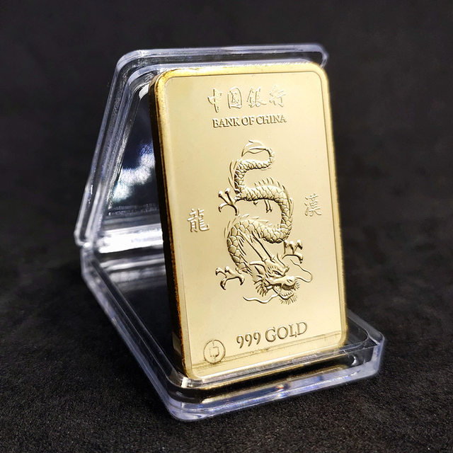 Commemorative Gold Bar | 1oz Dragon Gold Bar | China Gold Currency | China  Gold Bars - 999 - Aliexpress