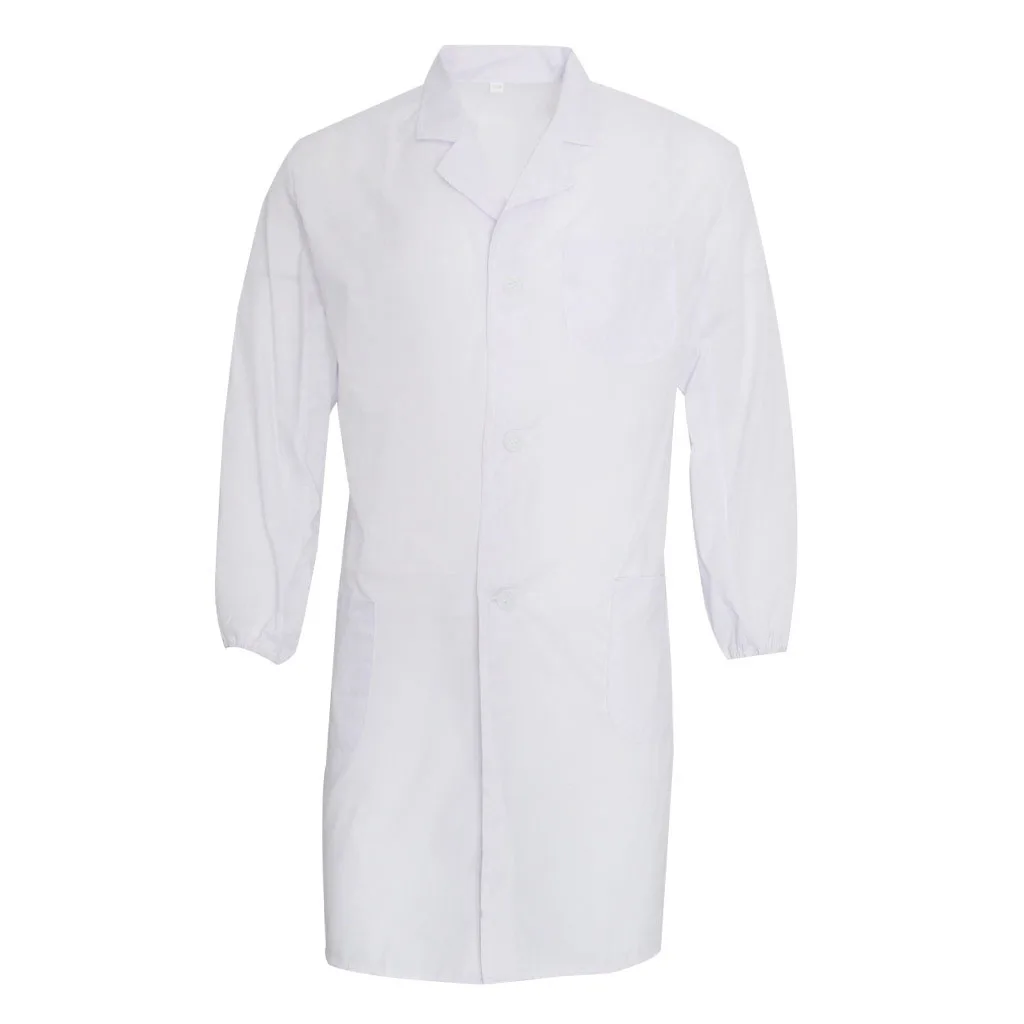 Unisex Lab Scrubs Uniform, Long Length Coat To Protect Clothing Inside