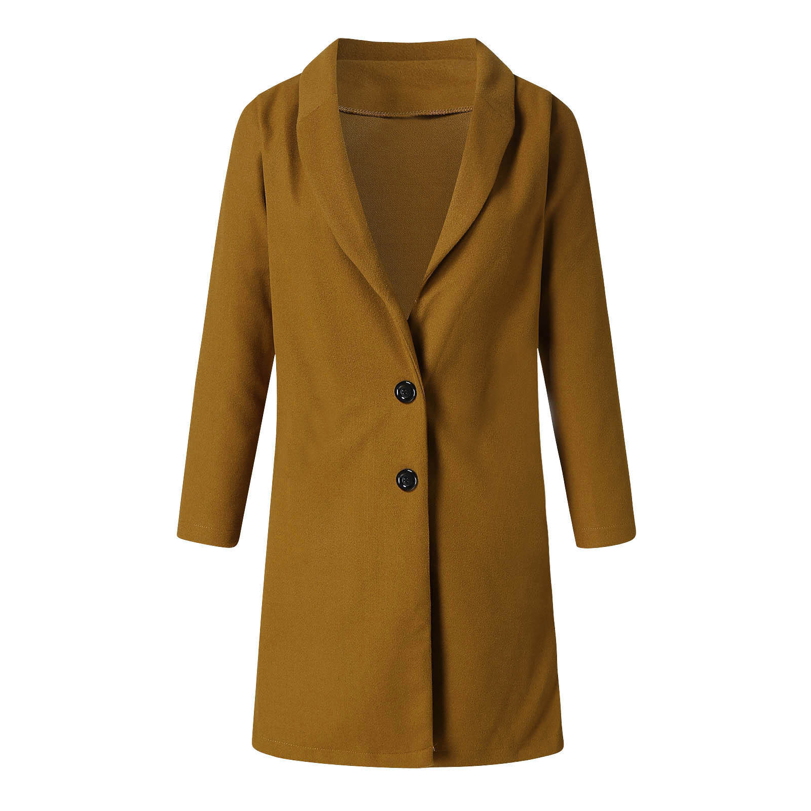 Mulheres casaco de lã falso trench jacket