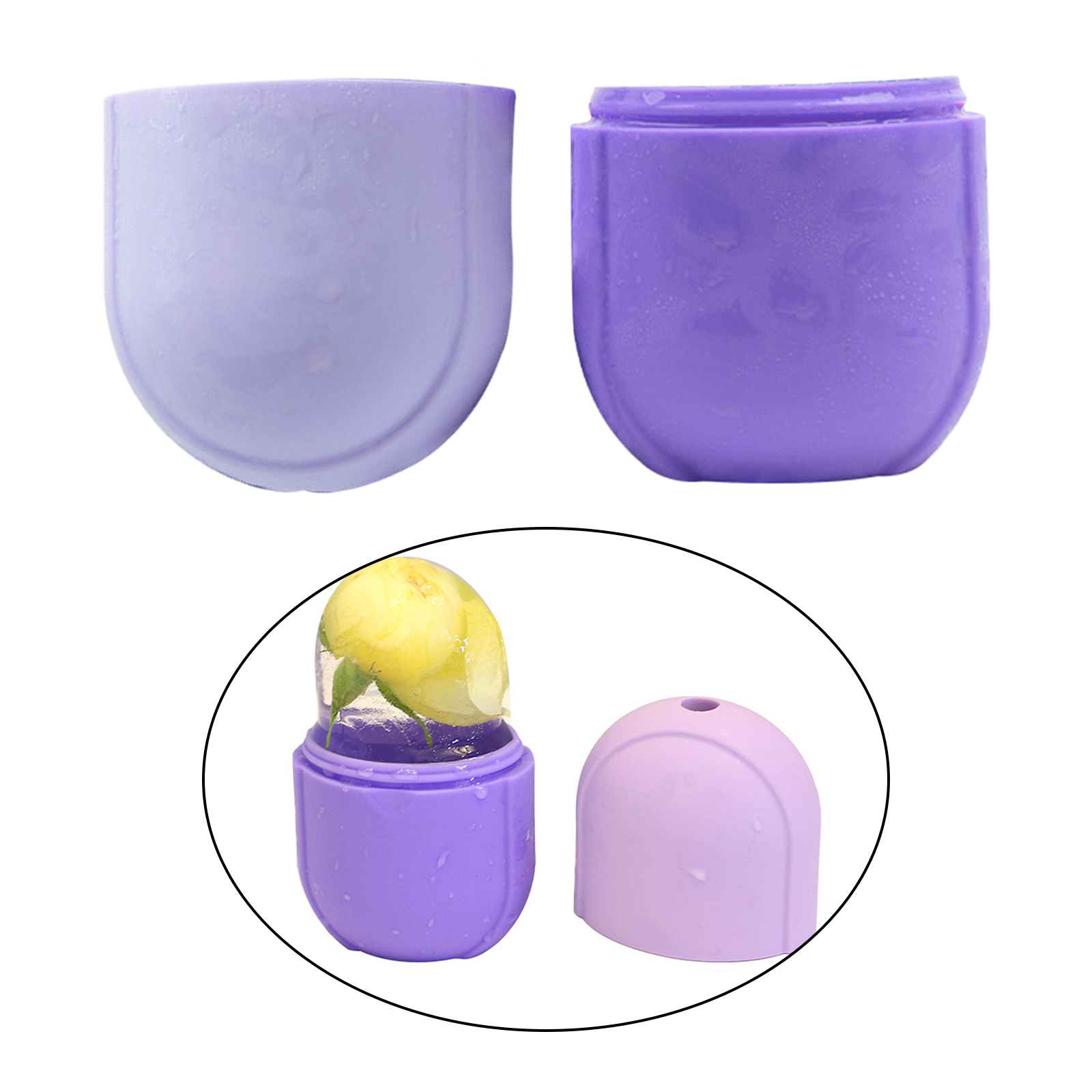 2Pcs Ice Massage Cups Cold Massage Roller Tool Freezable for Muscle Body Muscles Stiffness Joint Back Pain Relief Inflammation