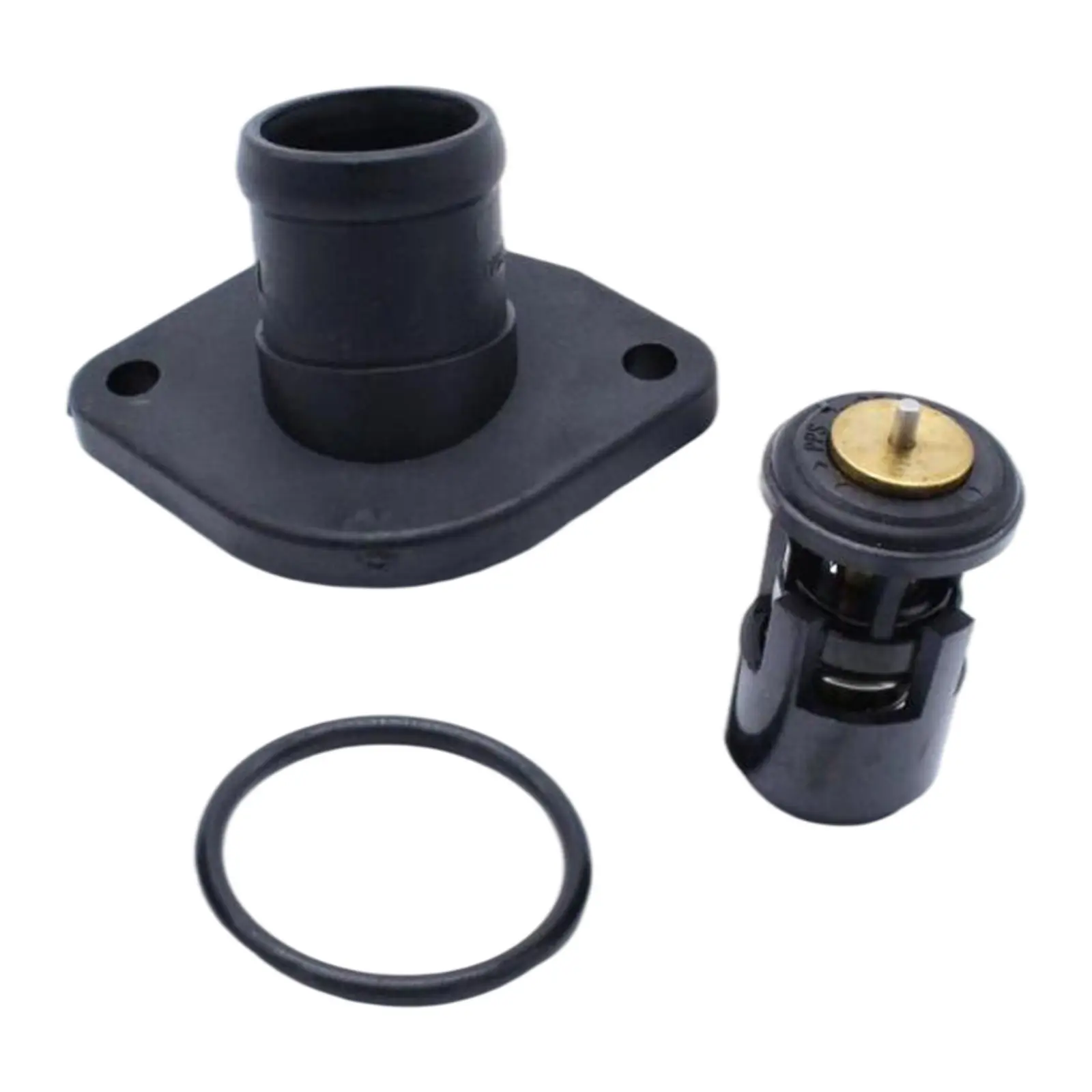 Thermostat Kit with Coolant Flange 032121121B+032121110B SI-AT32042 Accessories Fits for Seat Arosa Durable High Performance