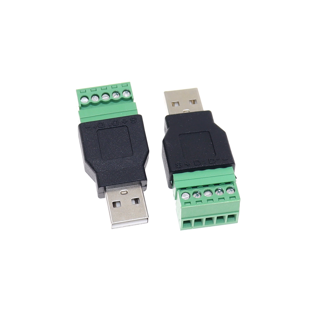 escudo usb2.0 para parafuso terminal adaptador