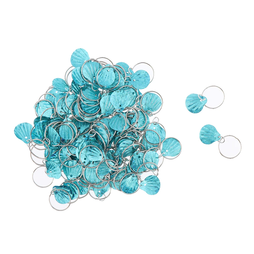 Pack of 100 Metal Cuffs Braid Jewelry Rings for Wigs Hair Decorations Accessories