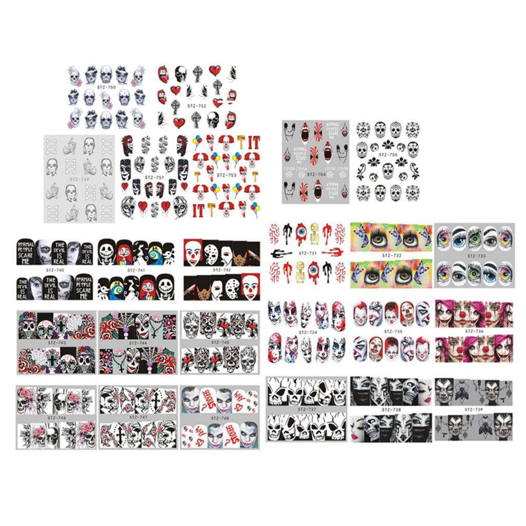nail Decor Manicure Halloween Party Stickers Party Holiday Supplies