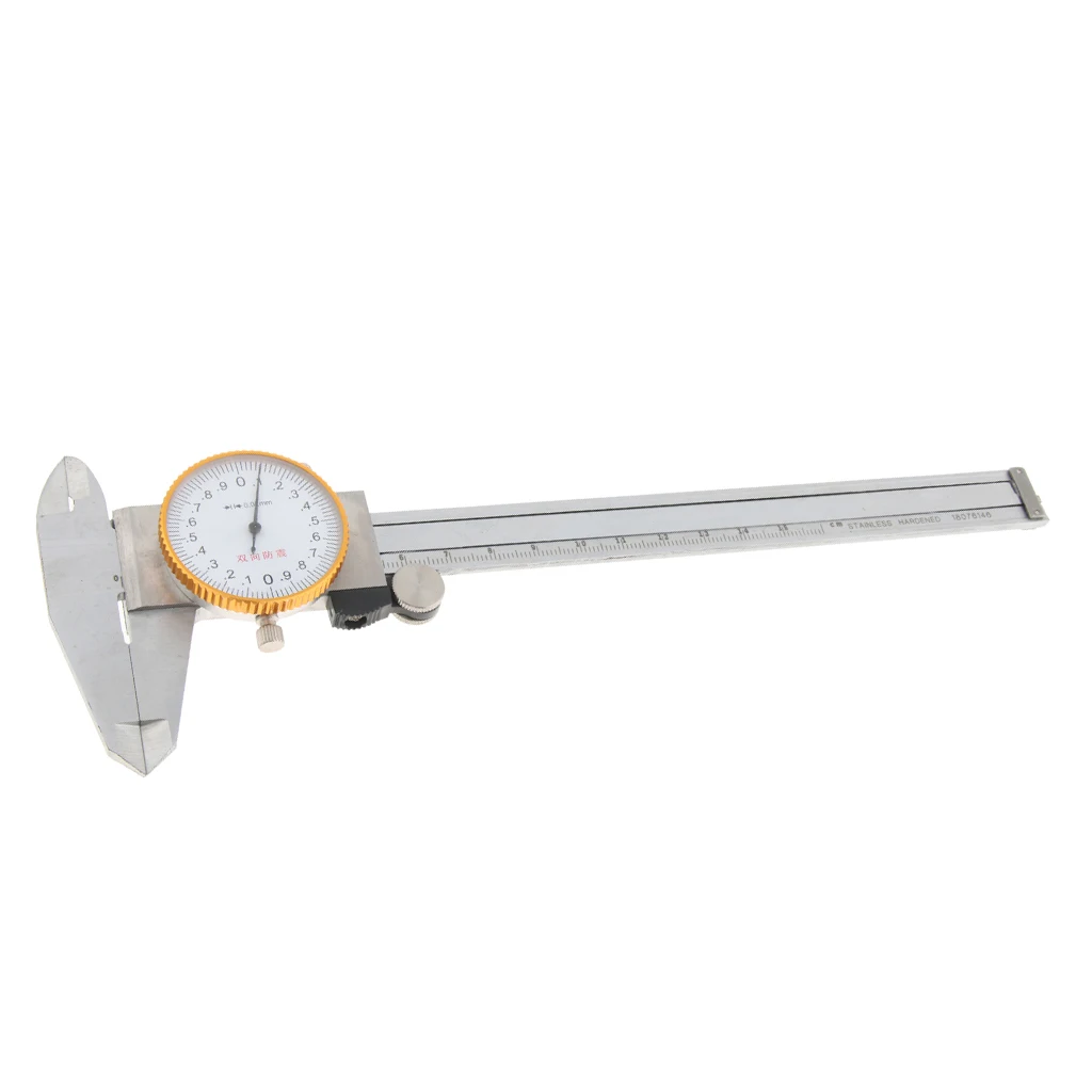 Dial Caliper 0-150mm/6inch Metalworking Shock-proof Metric Gauge Vernier