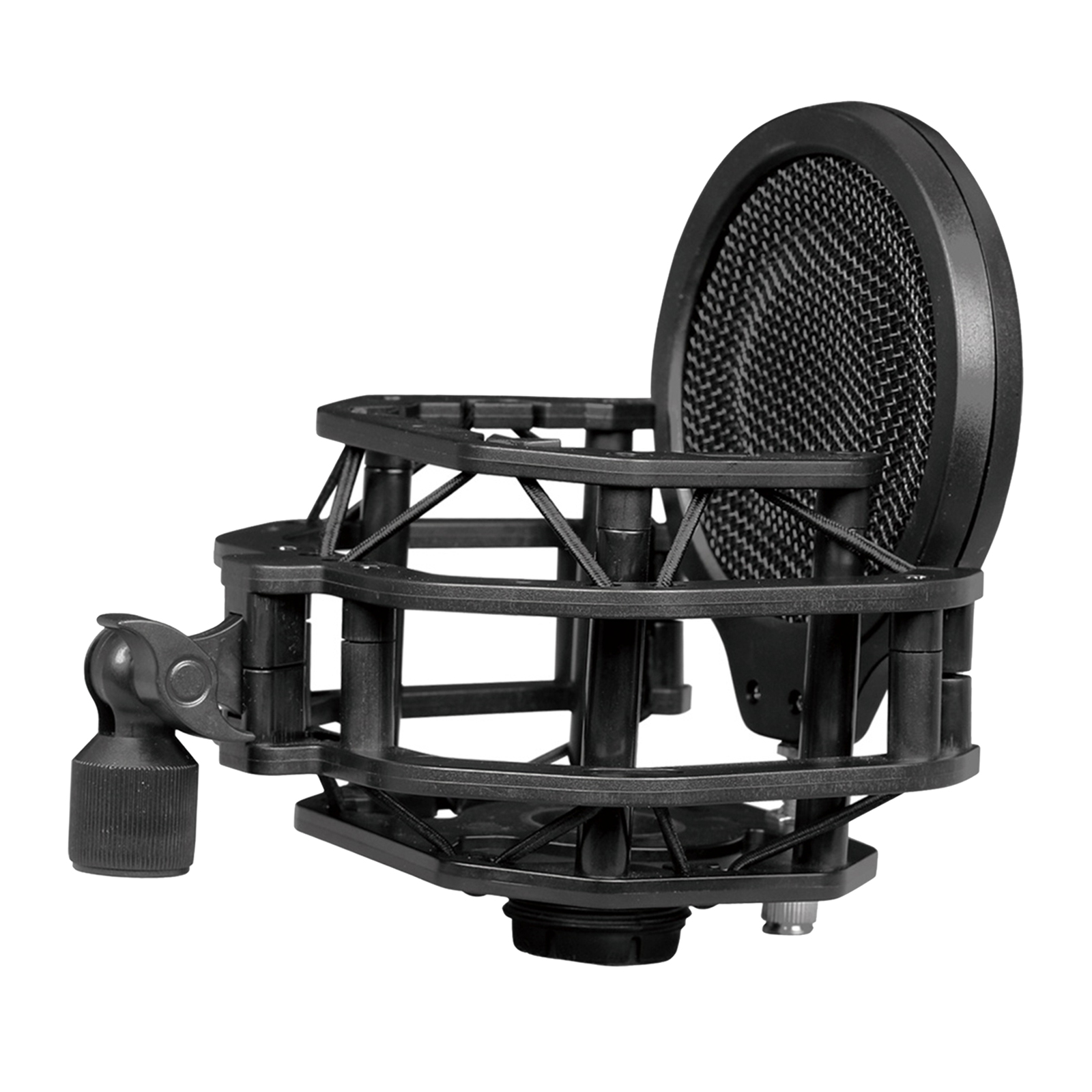 180 Degree Adjustable Microphone Shock Mount with High Isolation  Filter Professional