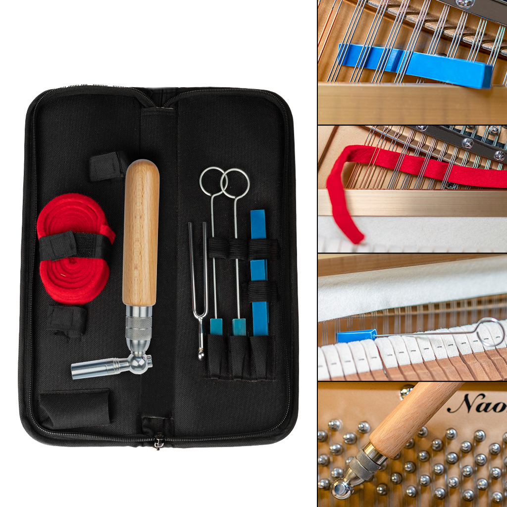 Tune   Piano   Kit   7pcs / Set   Professional   Piano   Tuning   Tool   Kit  