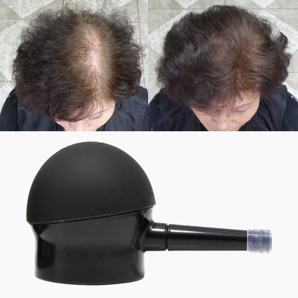 Hair Fiber Applicator Black Spray Nozzle Tools for Hairdressing Hair Loss Prevention Hair Building Fiber Men Women Hair Care
