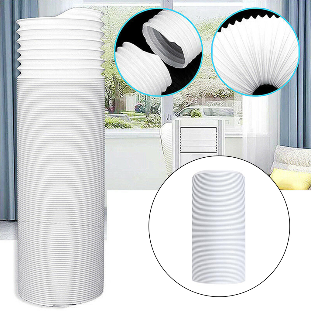 Portable Air Conditioner Window Kit with Coupler Adjustable Sliding Track, Good Sealing