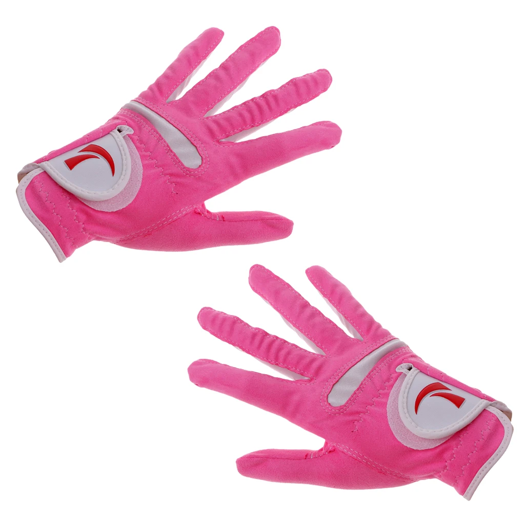 1 Pair Pink Women's Golf Gloves Cool And Comfortable - S / M / L / XL