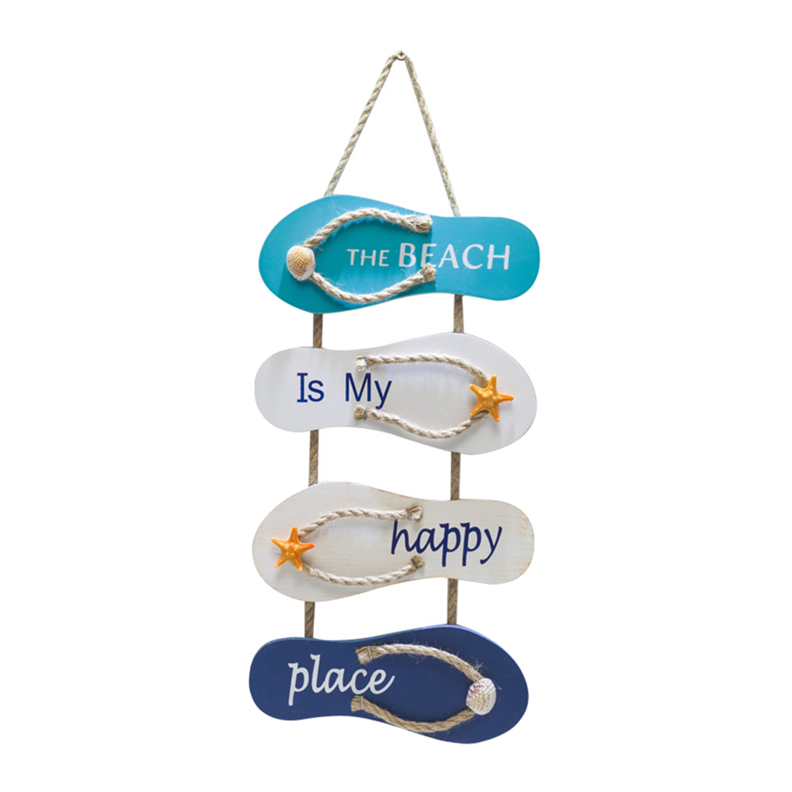 Wall Plaque Wooden Hanging Door Porch Decorative 22x53cm Seaside Bar Wall Sign Picture Wall Craft Ornament with Hanging Rope