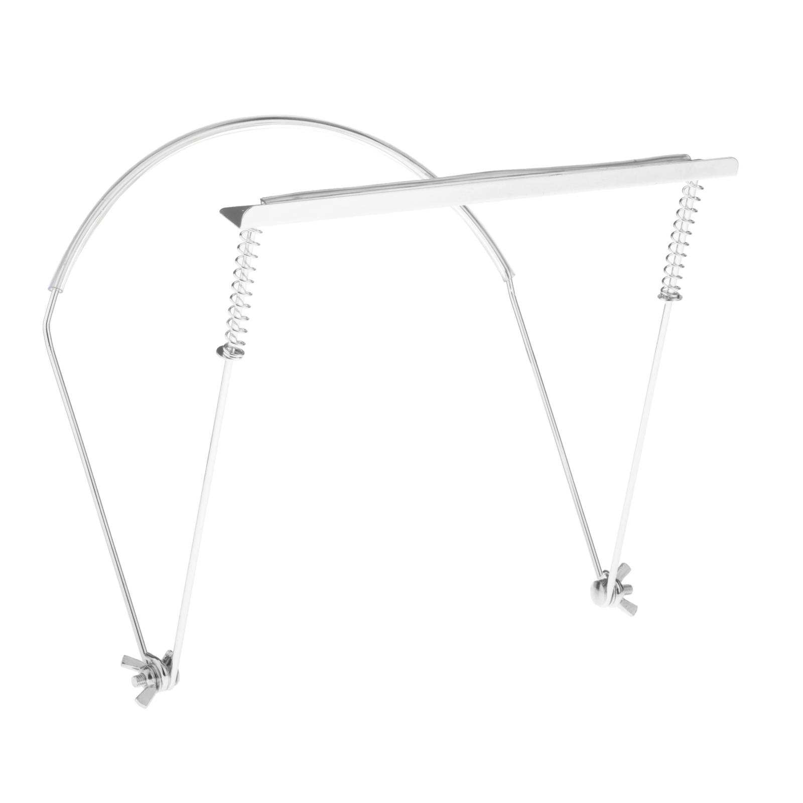 Beginner portable simple Harmonica Neck Holder Adjustable Mouth Organ Stand Harmonica Harp Rack Metal Steel