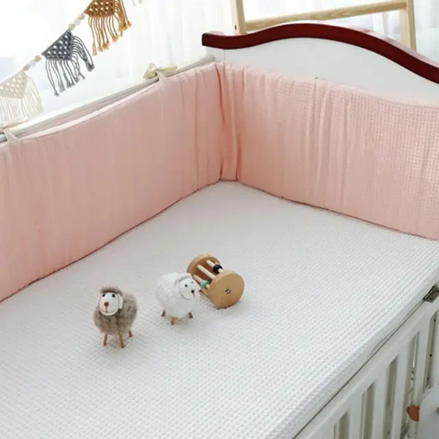 Baby Bed Bumper Cartoon Twist Crib Surround Soft Strip Spliced Bed Side  Cushion Pad Breathable Baby Crib Bedding Supply - AliExpress