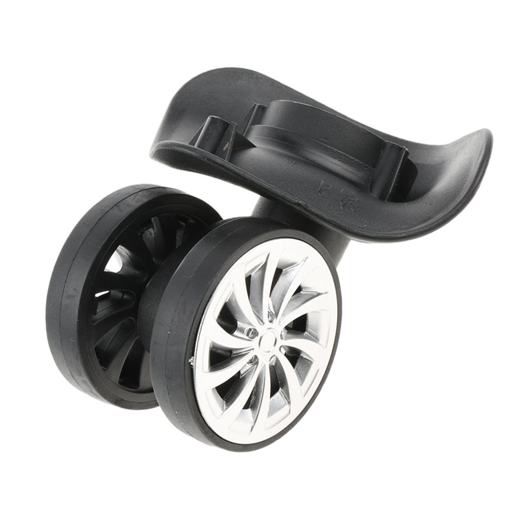 Luggage Mute Swivel Wheels Suitcase Replacement Repair Casters( A01,Couple)
