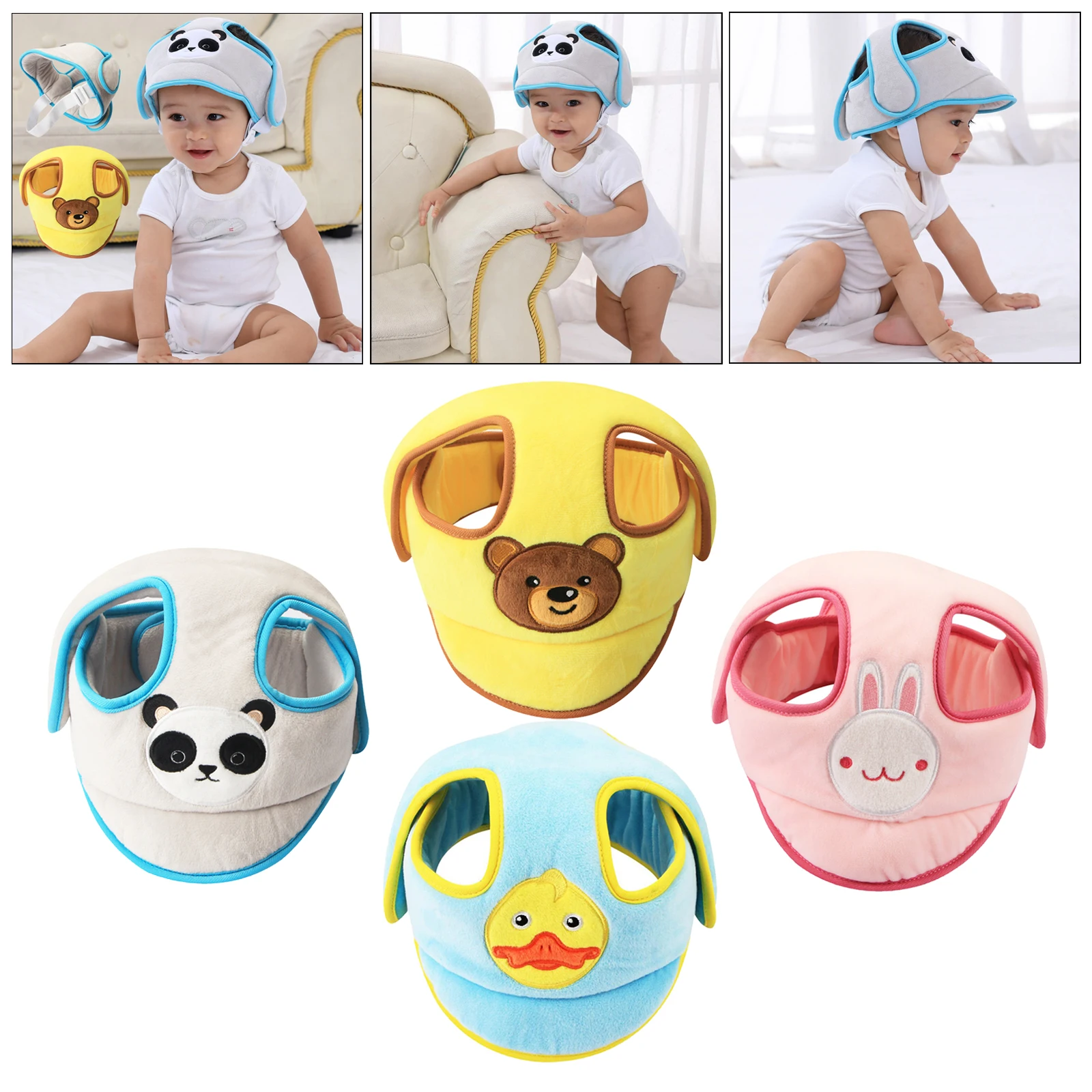 Adjustable Infant Toddler Kids Baby Head Guard  Safety Head Guard Cap