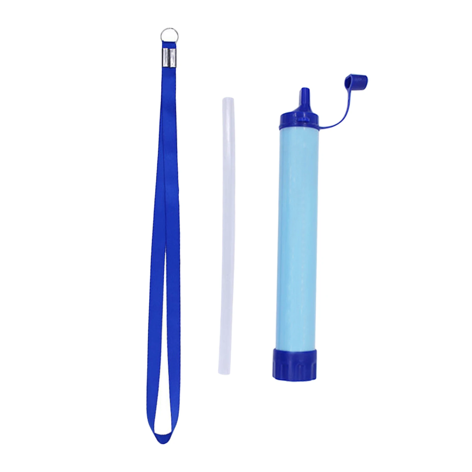 Survival Straw Personal Water Filter Purifier Emergency Filtration in