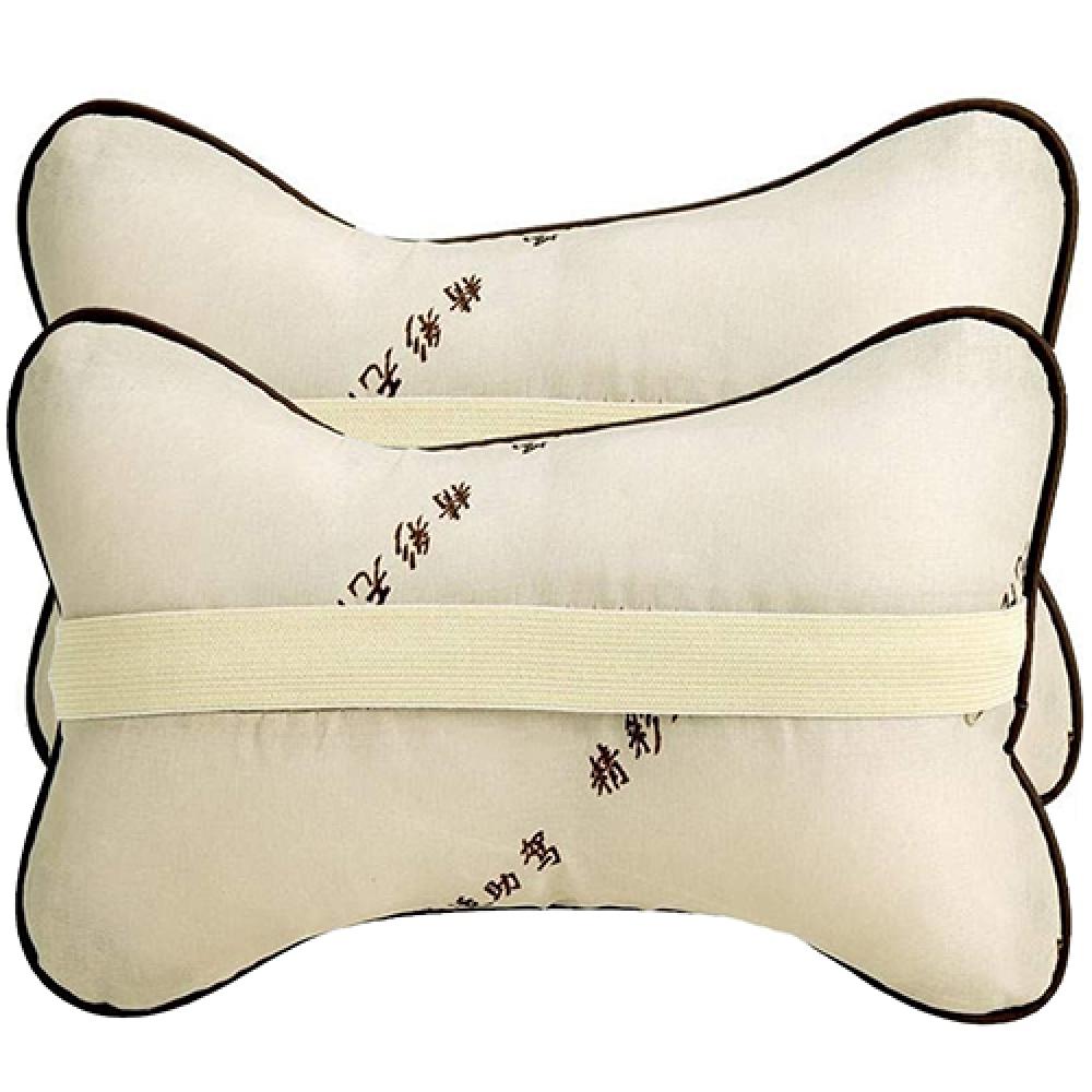 2 Coussins De Cou Appuie-tête Pour Peugeot 1995-2025 - Simili Cuir Noir - Neuf