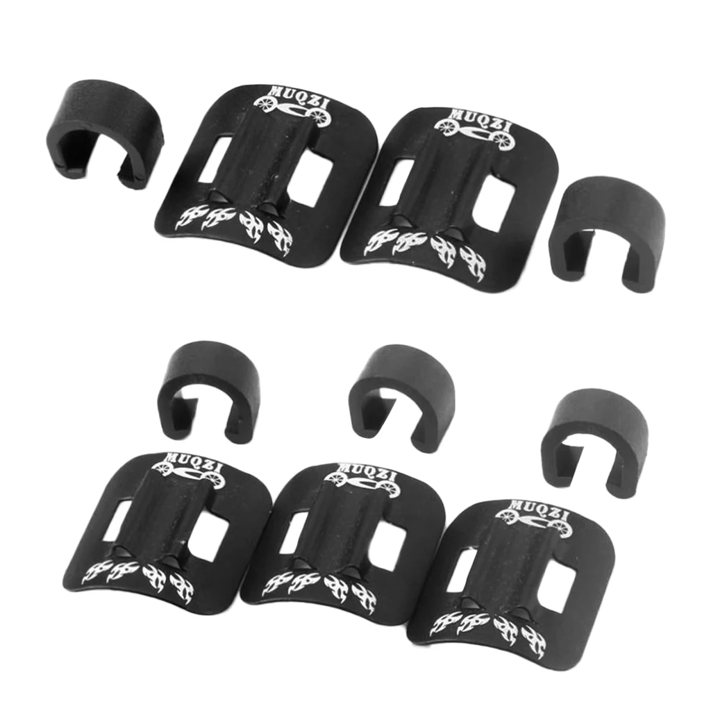 5 Pieces Mountain Bike Bicycle Frame Adhesive Hose Tube Wire Holder Cable Fixed Tubing Bracket