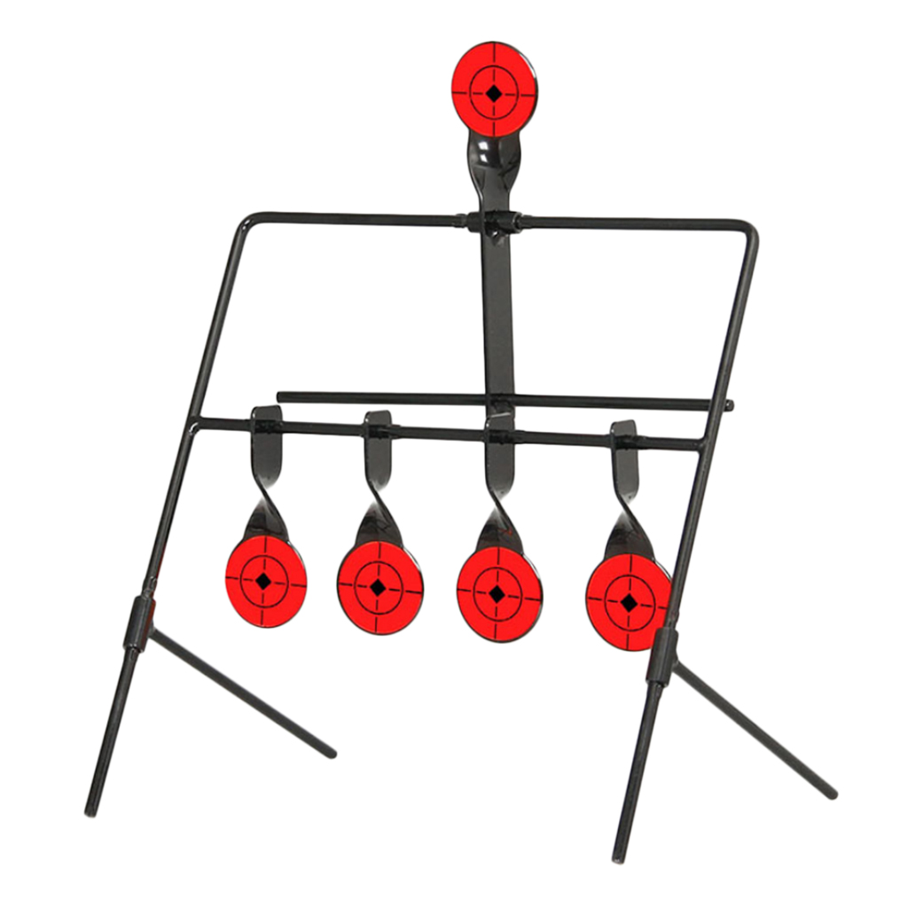 Sturdy 3mm   Shooting Target Self Resetting Target Stand Hunting Practice