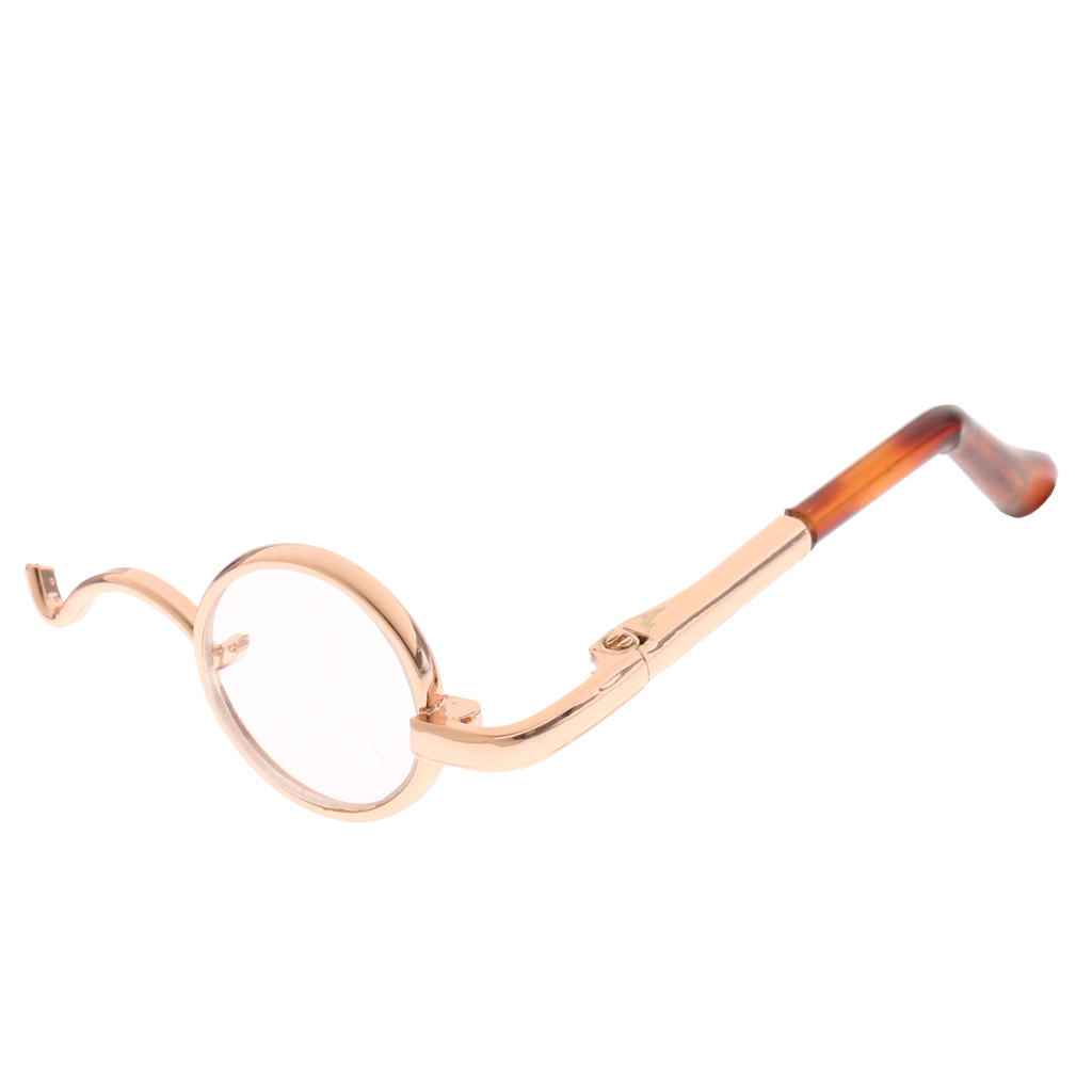 1/3 BJD Dolls Copper Round Glasses Eyewear Outfit for MSD  DOD