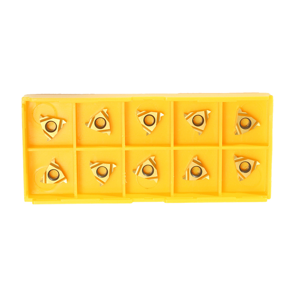 10PCS 11ER A60 CNC Carbide Insert Cutter Lathe Turning Tool Kits For Steel