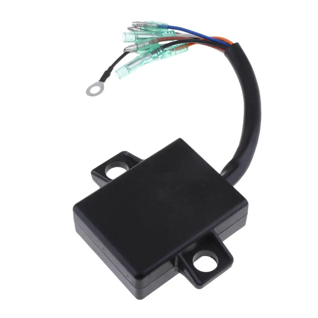 Black CDI Igniter Coil Box for  Outboard 15 Horsepower 2 Stroke Engine