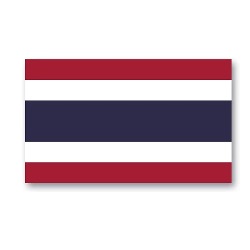 car window stickers Thailand Flag Bumper Stickers 3 Pieces Are Made of Durable Waterproof Material, Car/truck Ship/laptop Auto Decoration10*6cm funny bumper stickers