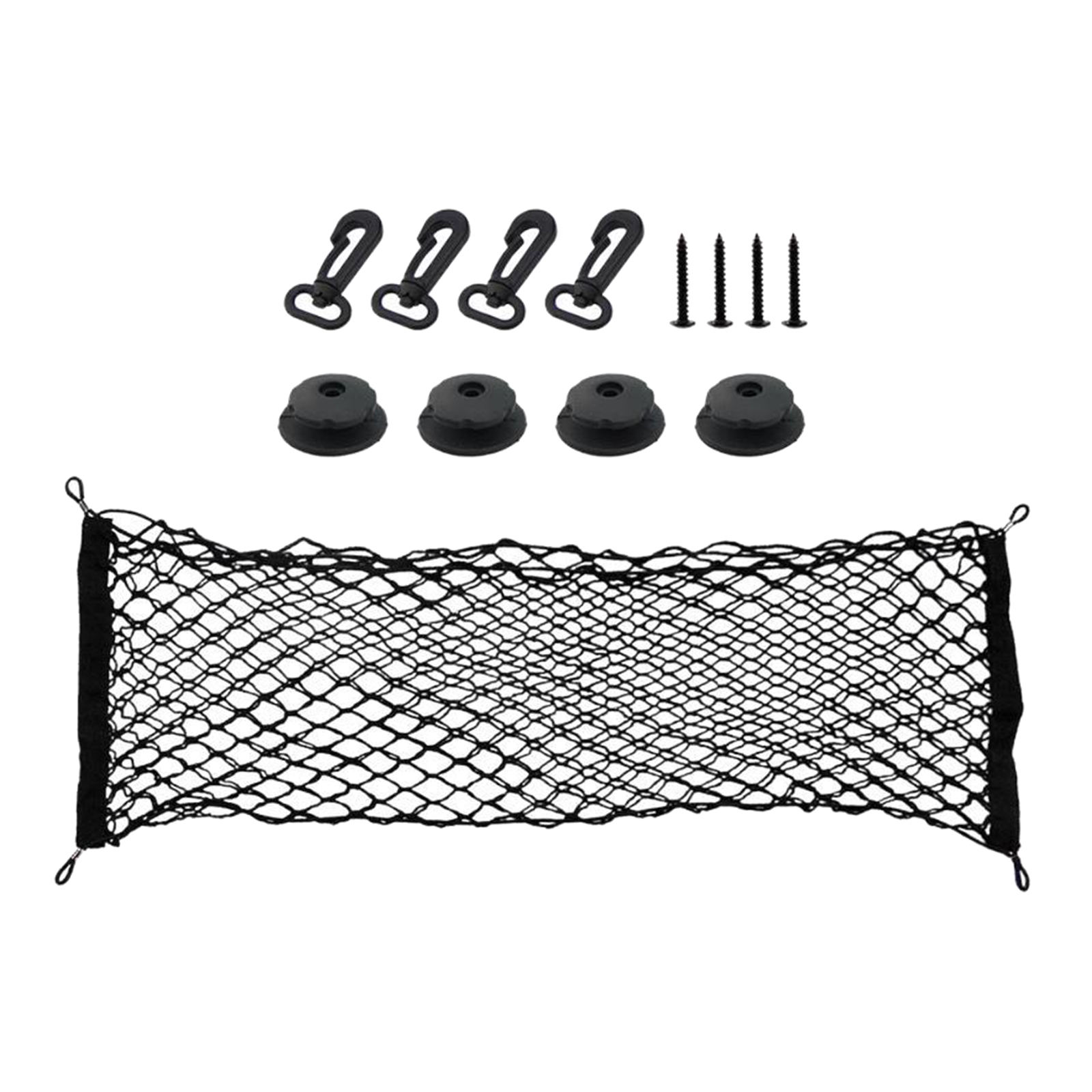 Double-layer Rear Trunk Mesh Stretchable Cargo Organizer Net Bag Storage Pocket, Envelope Style