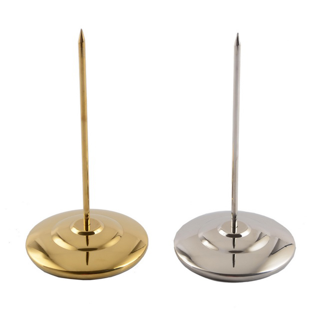 Check Spindle/Bill Spike/Food Orders/Cafe/Restaurants Bill Fork Silver