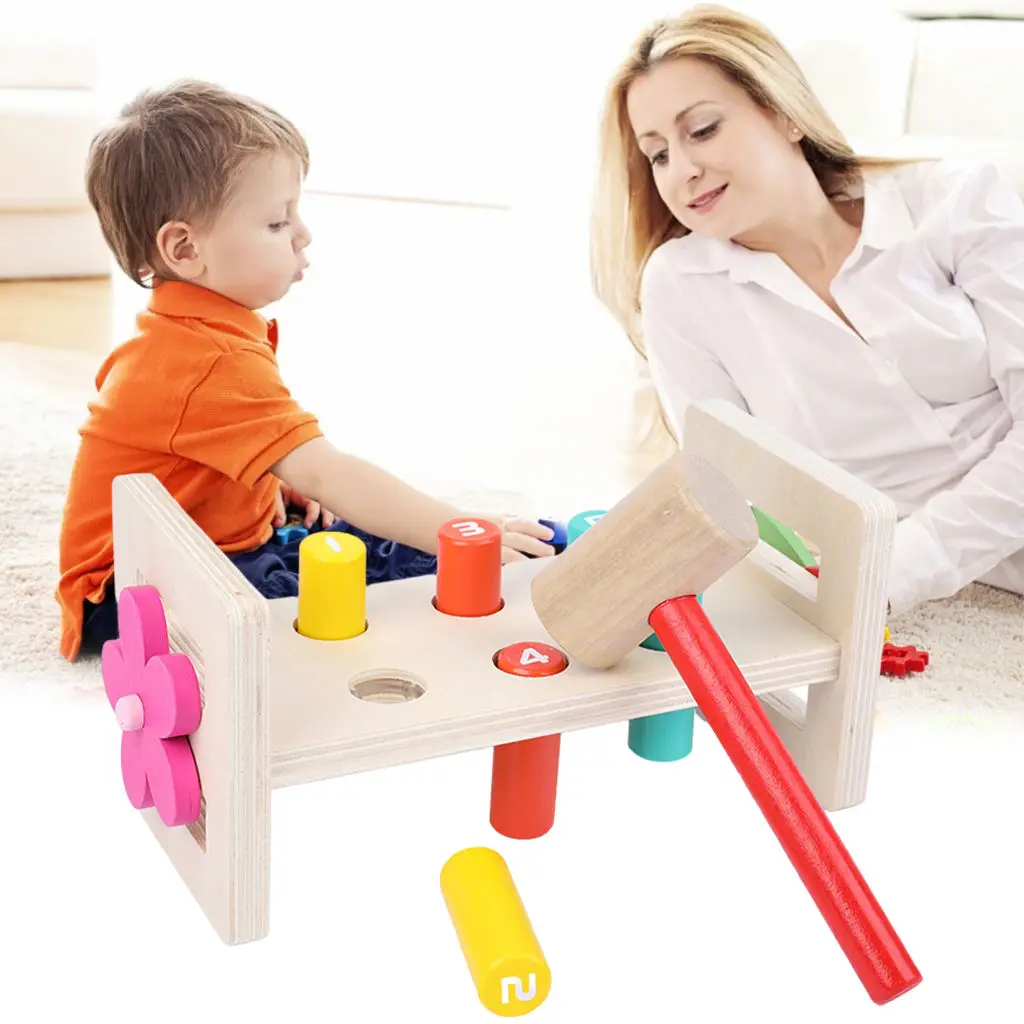 Hammer Bench with Complete Set of Mallet for Children From 2 to