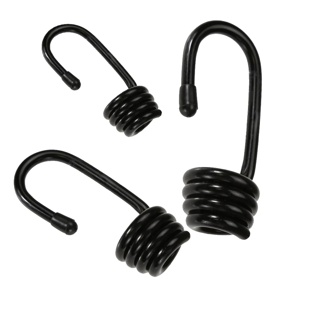 Spiral Hook, Steel Hook Coated With Plastic, Expander Rope Rubber Cord Tensioner Spiral Hook, Steel Hook Coated With Plastic, Expander Rope Rubber Cord Tensioner