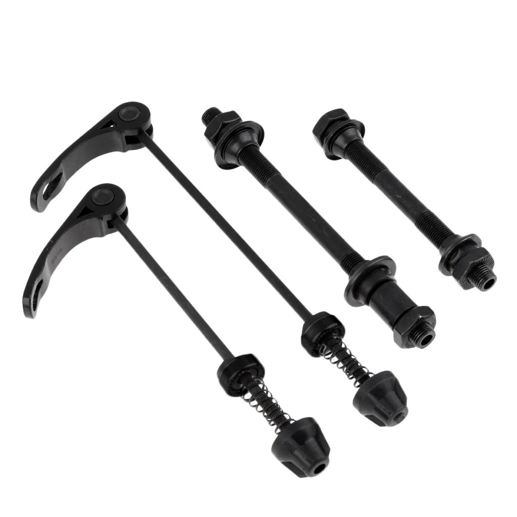 4 Pcs Ultralight Portable Bike Quick Release Skewer Set Front Rear Wheel Hub Axle Hollow Shaft MTB Road Bike Bicycle Parts