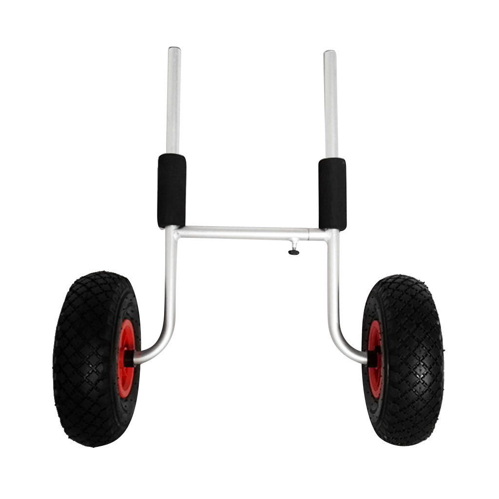 Heavy Duty Kayak Cart for Sit-On-Top Kayaks - High Performance Aluminum Trailer Tote Trolley for Canoe Rowing Boat Transport