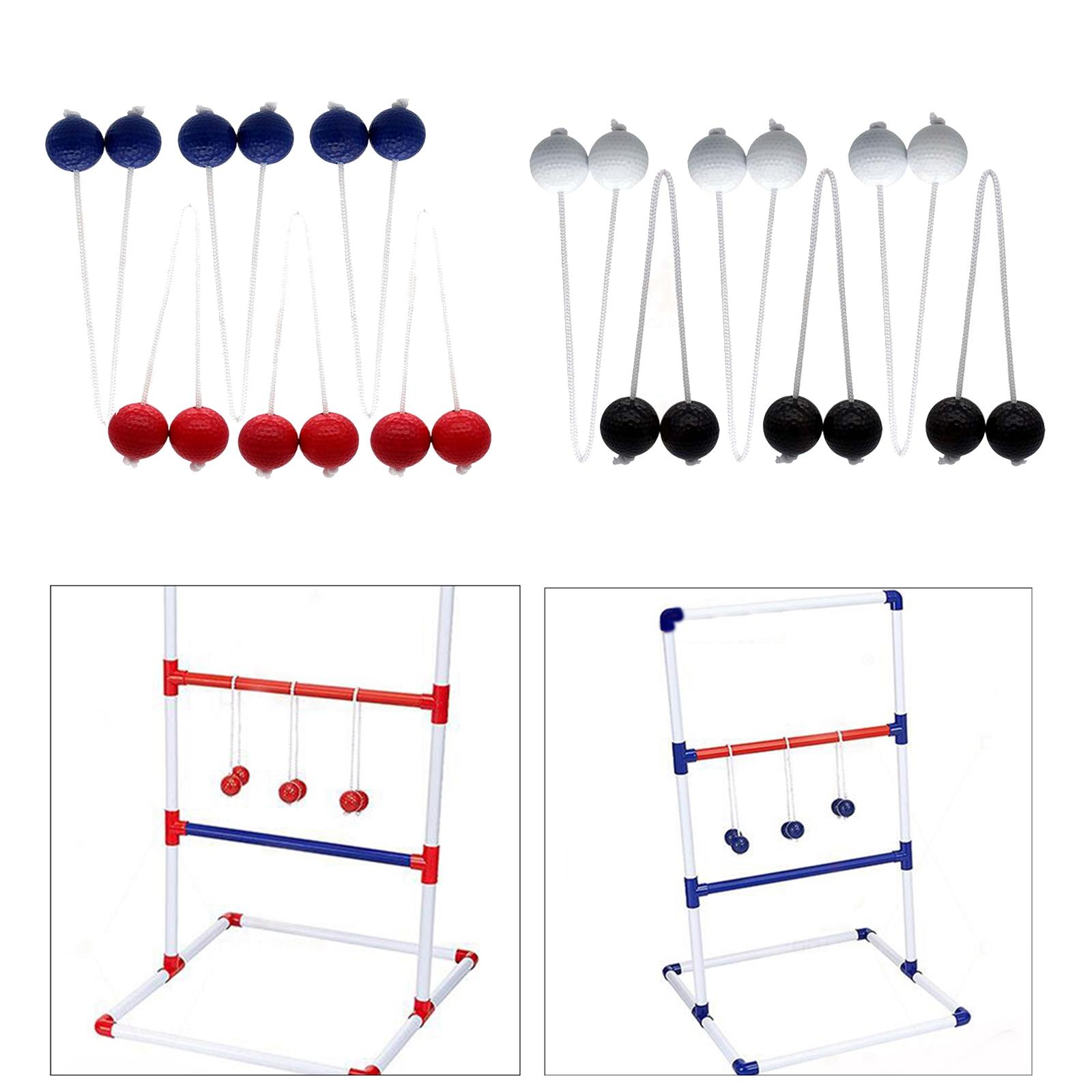 6pcs Golf Ball Ladder Toss Ball Replacement Golf Ball Bolas Hard Golf Training Balls Outdoor Game Ball Set