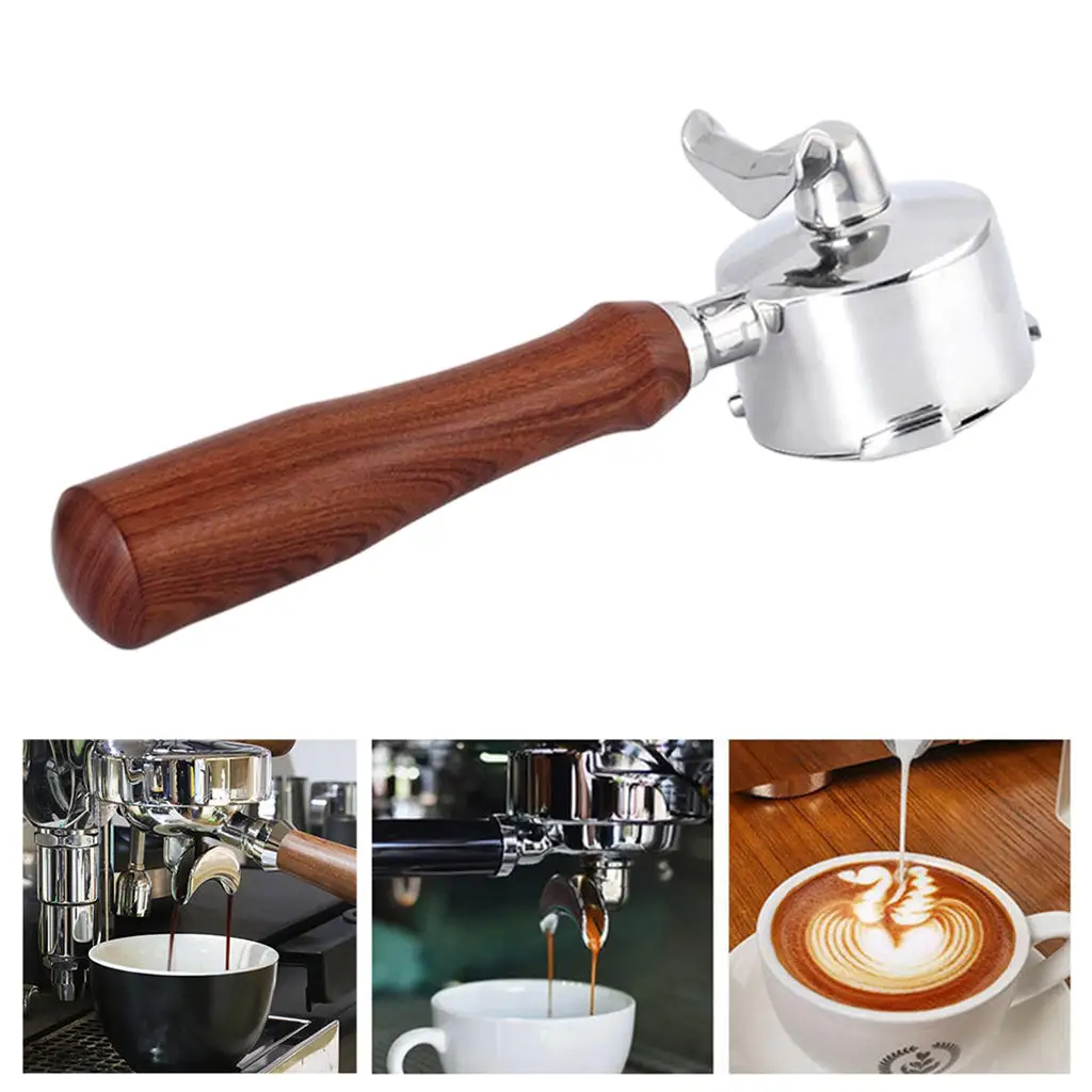 51mm Coffee Machine Portafilter Fine Filter Dual Spouts for EC680 685 Household Coffee Shop Barista Accs Parts