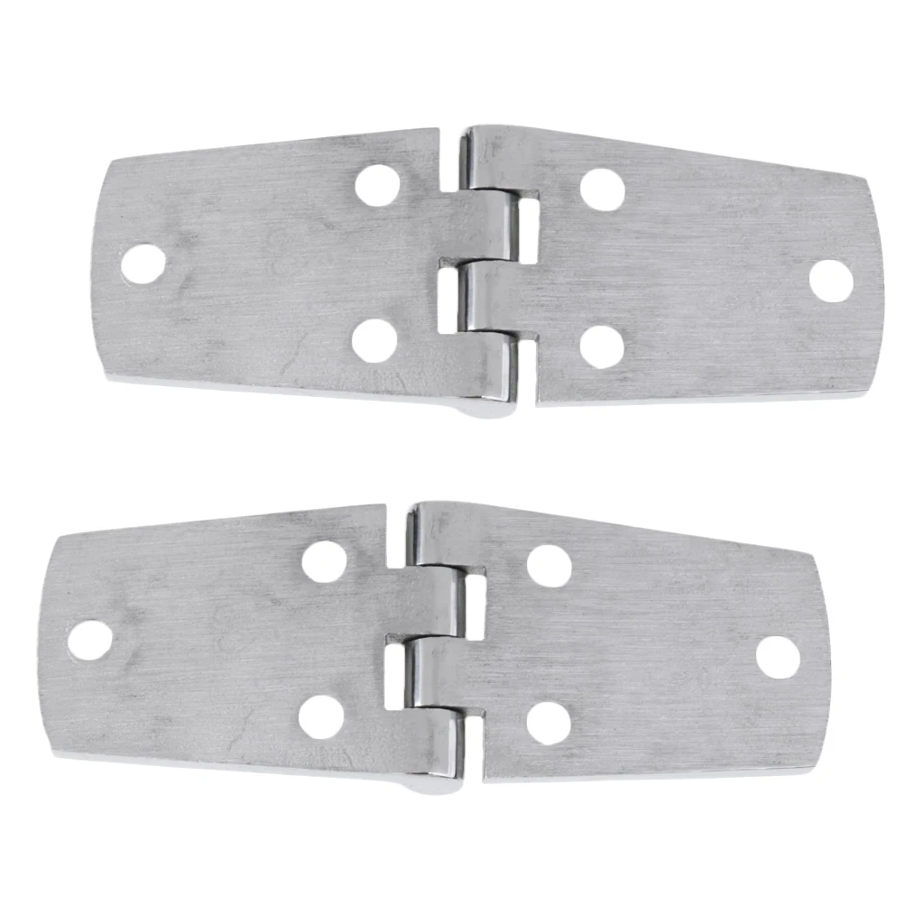 2Pcs Durable 316 Stainless Steel Casting Strap/Door Hinge for Boat Yacht RVs