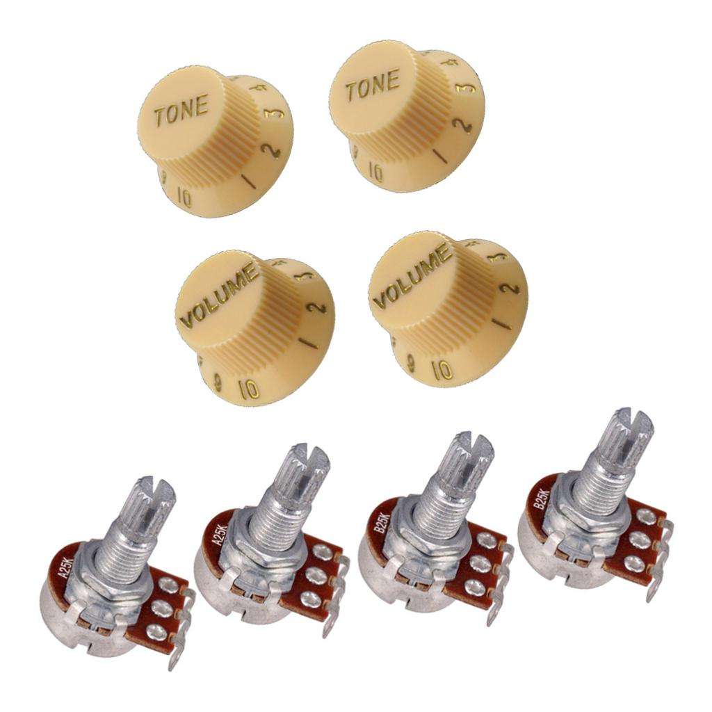 25k Volume &  Potentiometer with Volume Controls for Guitars