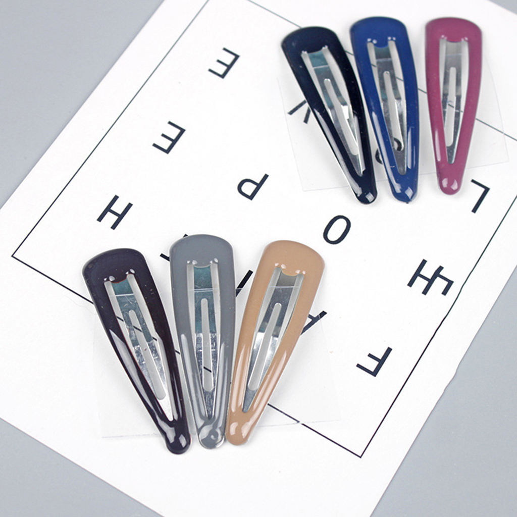 12 Pieces Acrylic Clips Clamps for Hair Decoration Hair Styling DIY Design Skin Color