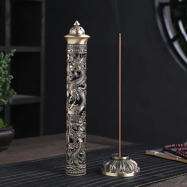 Retro Buddha Metal Incense Case Relief Craft Dragon Incense Box Waterproof Incense  Storage Box Incense Accessories - AliExpress