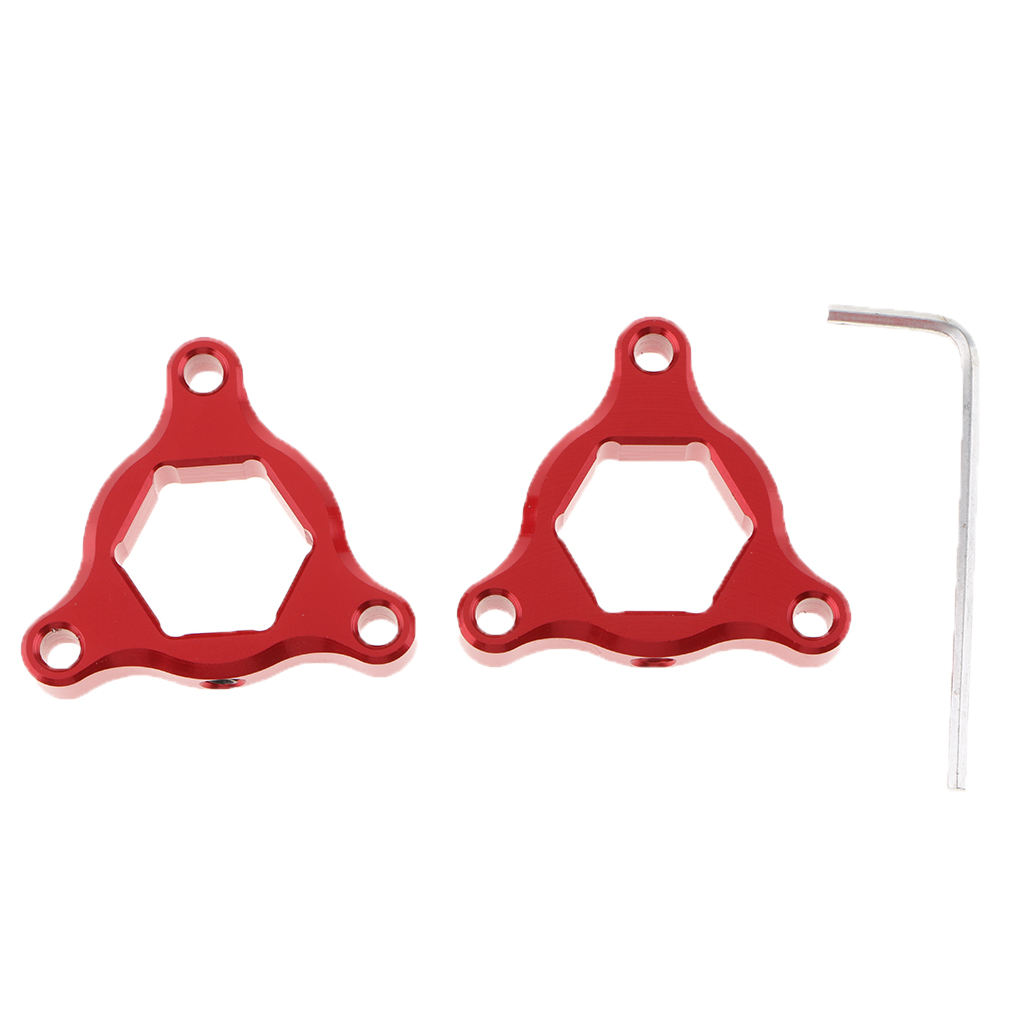 Pair Motorcycle CNC Front Hexagon Anodized Fork Preload Adjusters 22mm for YAMAHA YZF-R6 2006-2007  YZF-R6 1999-2004