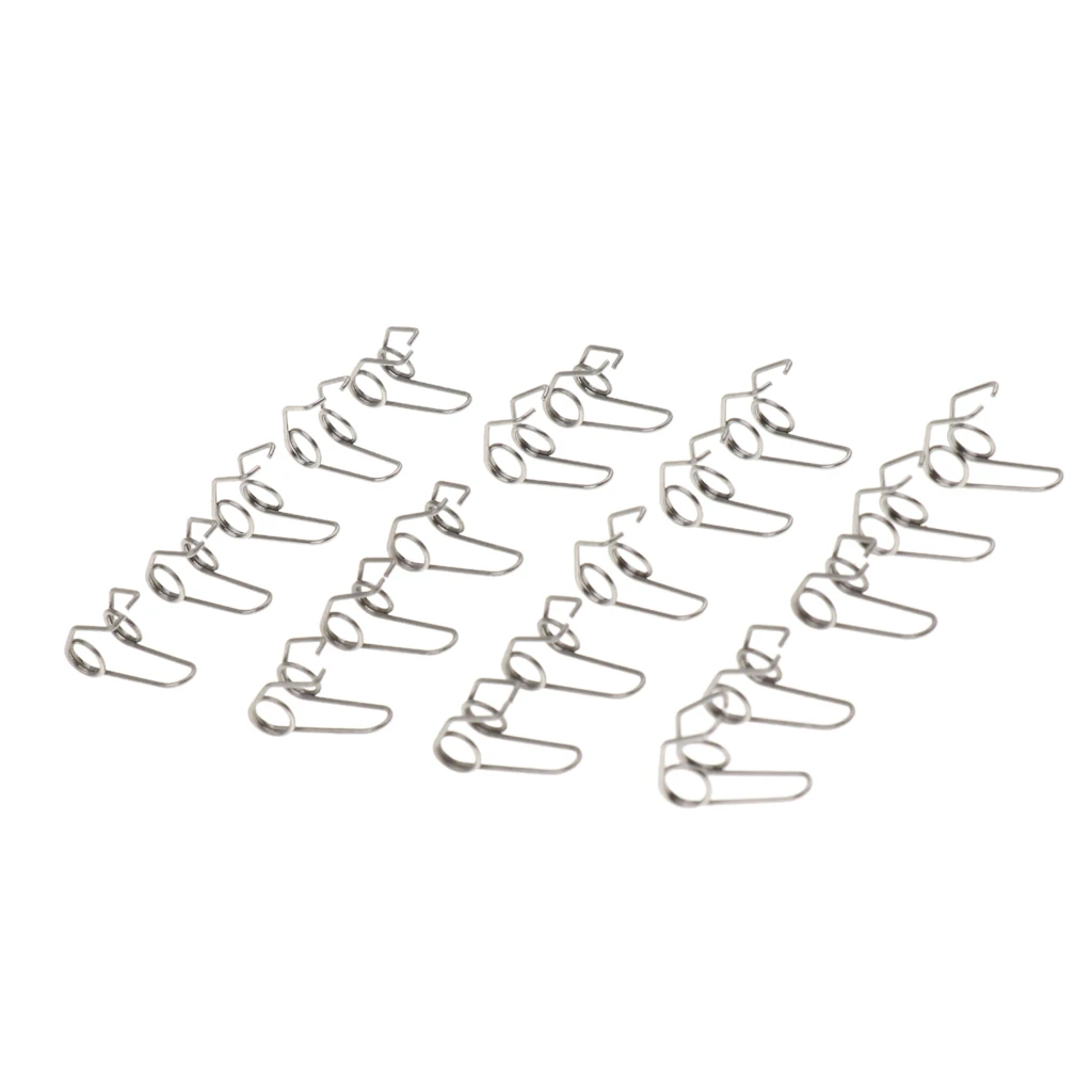 Set Of 20 Trumpet Cornet Value Springs Stainless Steel Spit Value Spring For Trumpet Repair Accessories