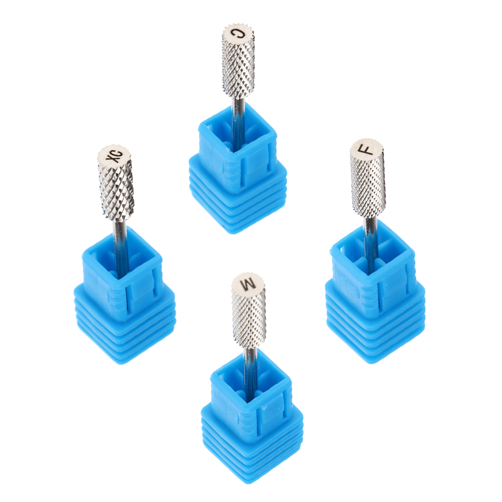 Nails Polishing Cuticle Removal Nail Art Drill Bit Red-Fine Ridges