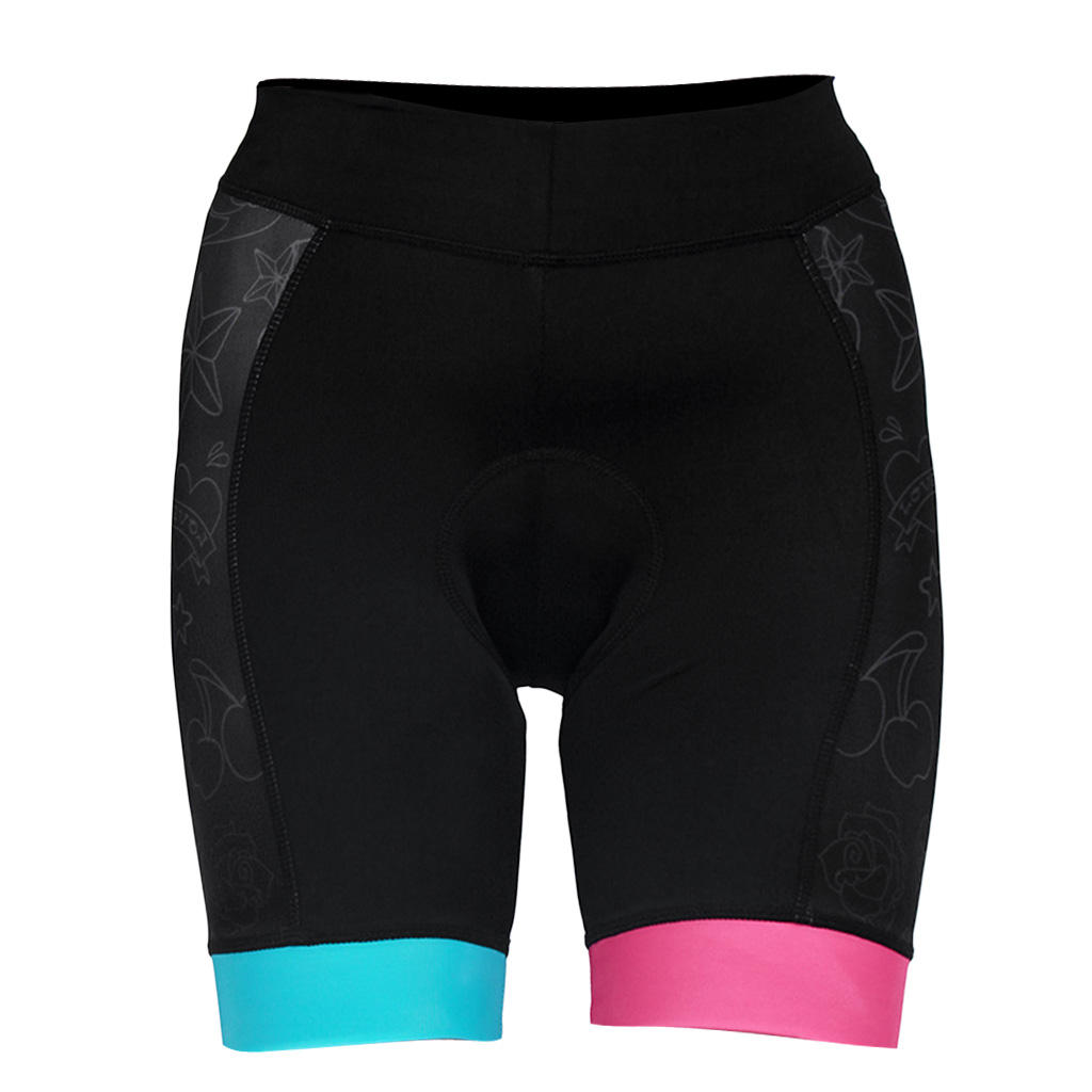 Women Cycling Underwear Shorts 3D Padded Bike Bicycle Shorts Undershorts Anti-slip Leg Grippers - Breathable & Quick Dry