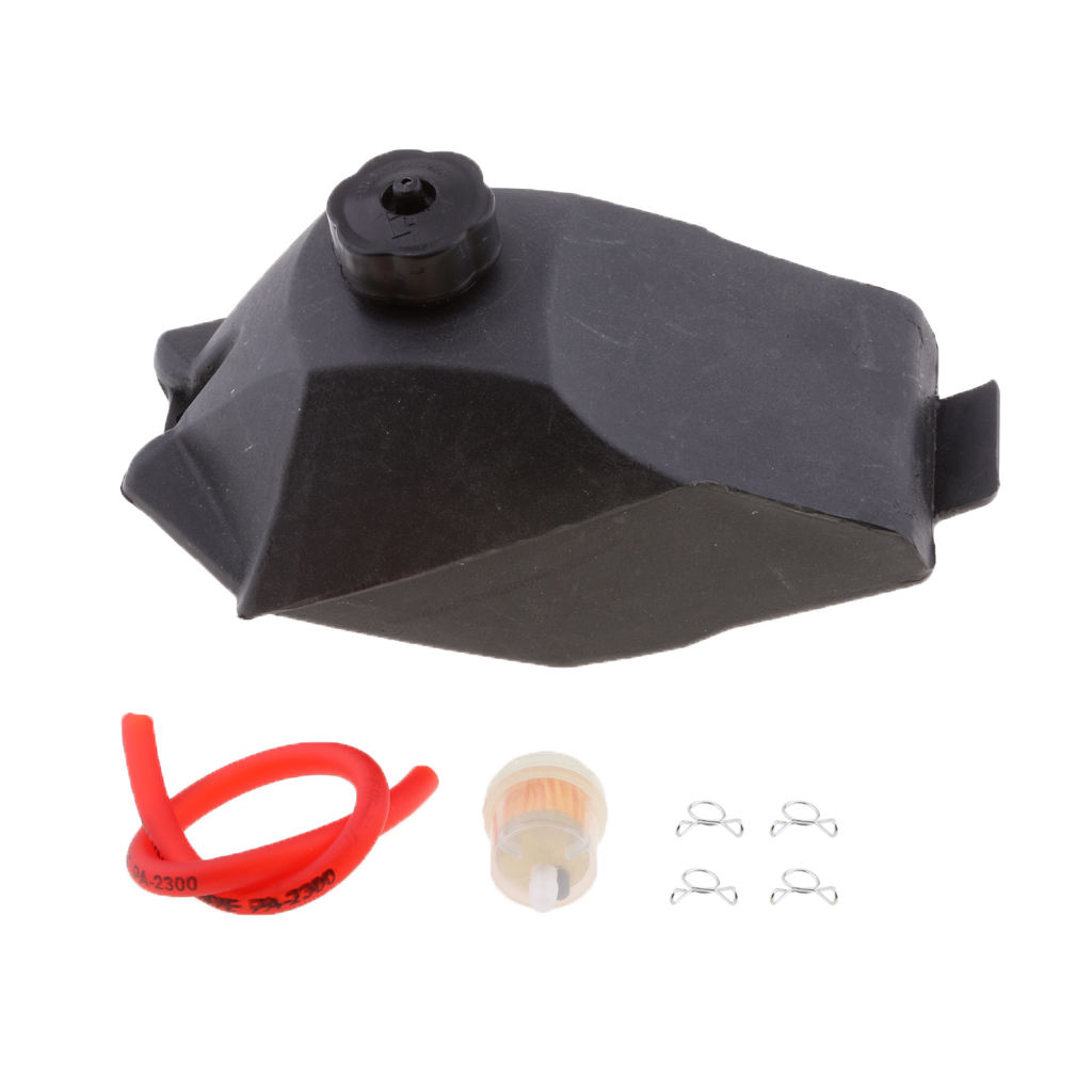 Fuel Gas Tank + Hose + Filter + Clips for 49cc ATV Mini Motor Quad Pocket Dirt Bike