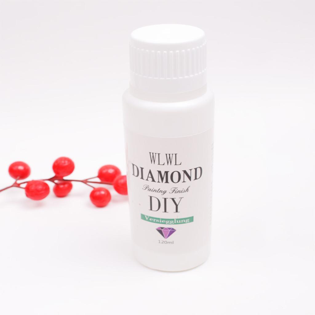5D Diamond Drawing Sealer Glue Conserver Clear Gloss Shine Effect for Art Crafts Puzzle Glue DIY Handcraft Artwork Accessories